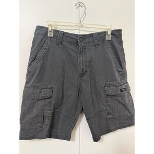 Wrangler Mens Y2K Thick Cargo Black Relaxed Utility Zip Fly Outdoor‎ 32